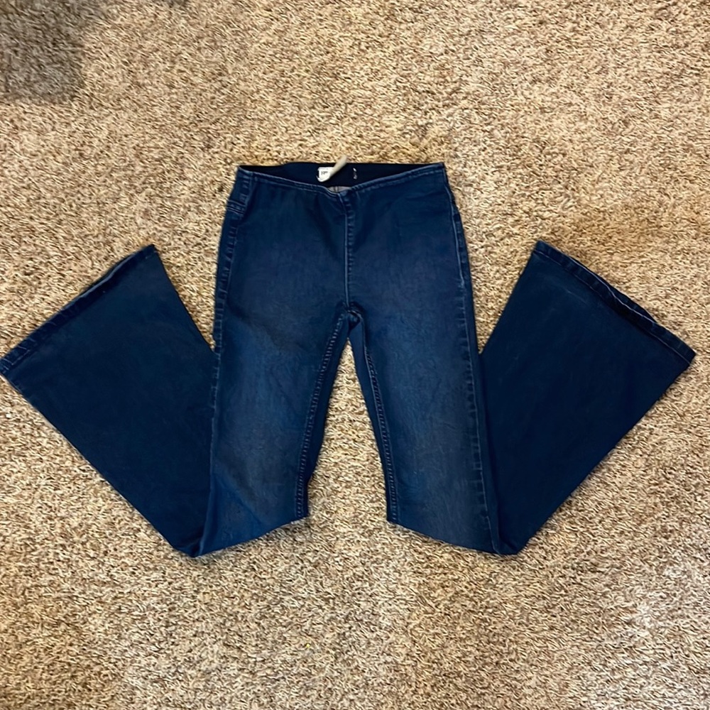 Free People Bell bottoms-Elastic waistband-Size 25